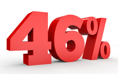 Forty six percent off. Discount 46 %.