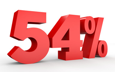 Fifty four percent off. Discount 54 %.