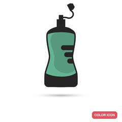 Sports bottle color flat icon for web and mobile design