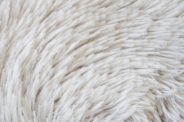 White fur texture background