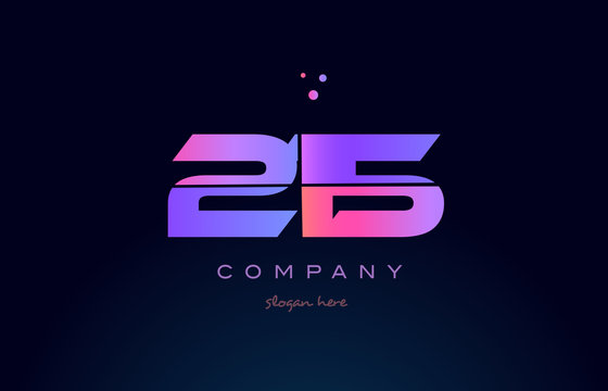 215 pink magenta purple number digit numeral logo icon vector