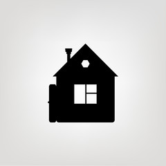 House icon. House toy flat icon.