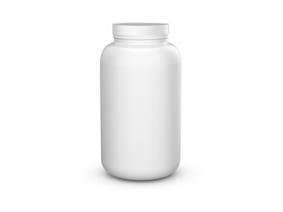 Whey protein container