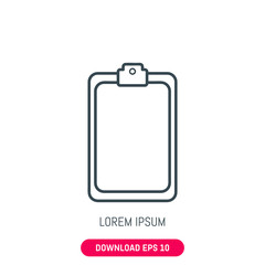 Clipboard icon, vector