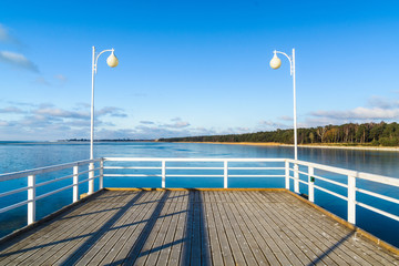 Pier in the winter - Jurata, Poland