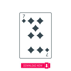 Playing card icon, vector