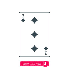 Obraz premium Playing card icon, vector