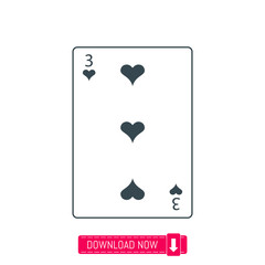 Playing card icon, vector