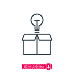 Idea icon, vector