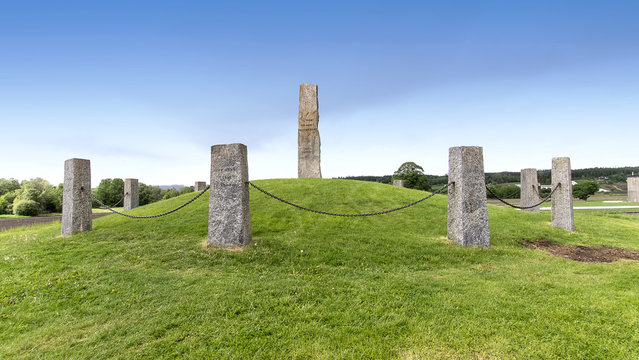 Norway, Frosta Thing Hill (Tinghaugen) Stone monuments