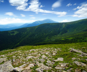 Mountain landscape in summer