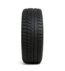 Car tire isolated on white