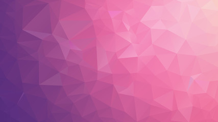 Abstract background made of small multicolor triangles. Lilac, pink, sky blue, cool color