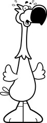 Scared Cartoon Dodo