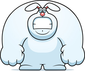 Angry Cartoon Rabbit