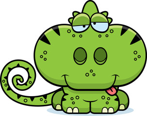 Cartoon Goofy Chameleon