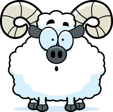 recommend clip art: Surprised Cartoon Ram