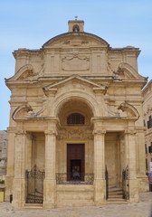 Fototapeta na wymiar Die Kirche St. Katharina von Italien in Valletta / Malta