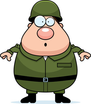 recommend clip art: Surprised Soldier
