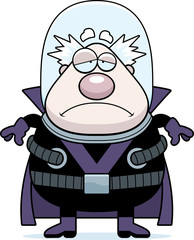 Sad Cartoon Supervillain