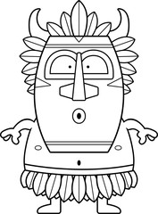 Surprised Cartoon Witch Doctor
