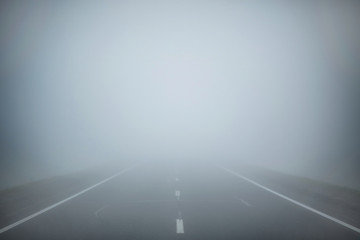 misty road - Powered by Adobe