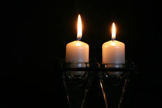 burning candles