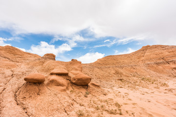 Goblin canyon hoodoos in valley state park