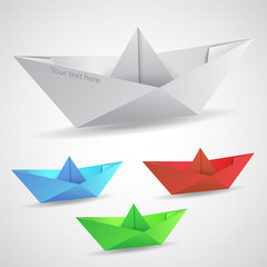  Collection of Paper Boats Clip-art 