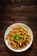Pasta with tomatoes