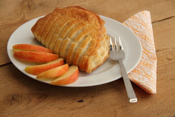 Kaffeestückchen auf Teller
