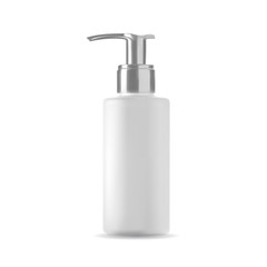 Isolated soap bottle on white background. 3D illustration.