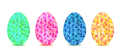 Vector Easter Eggs Set