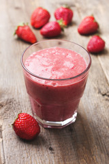 Strawberry smoothies