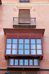 Typical balcony of Granada, Andalusia, Spain
