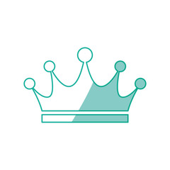 Crown royalty symbol icon vector illustration graphic design