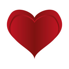 Heart and love icon vector illustration graphic design