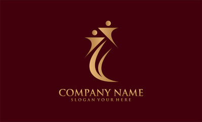 team success business vector logo