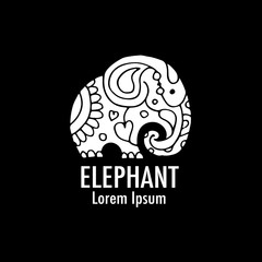 Ornate elephant design