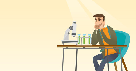 Student working at laboratory class.