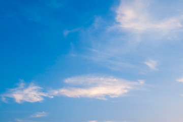 Blue sky with cloud