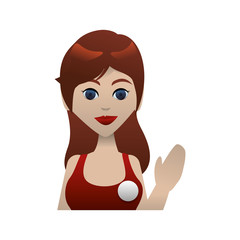 Female gender avatar icon vector illustration graphic design