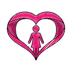 Female gender avatar icon vector illustration graphic design
