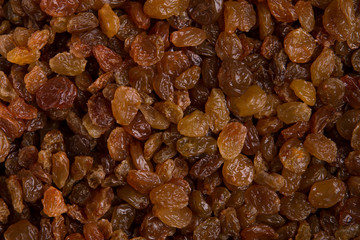 A scattering of raisins.