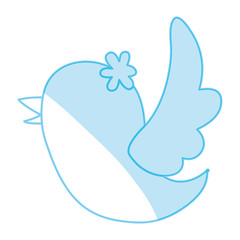 Bird cute cartoon icon vector illustration graphic design