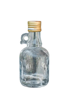 glass bottle isolate