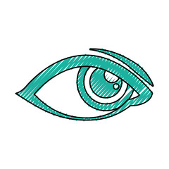 Obraz premium Human eye symbol icon vector illustration graphic design