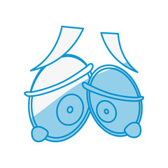 Cartoon eyes expression icon vector illustration graphic design