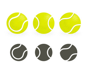 Tennis balls set