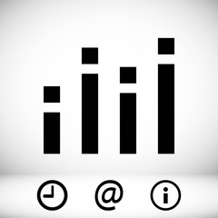 level icon stock vector illustration flat design